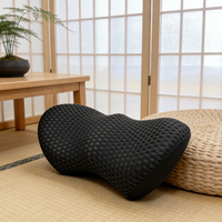Coussin de Soutien Lombaire Respirant en Maille Tricotée 4D avec Mousse à Mémoire de Forme pour Allaitement, Camping, Voiture, Bureau, Maison, Canapé, Fauteuil Inclinable, Amovible, pour le Sommeil