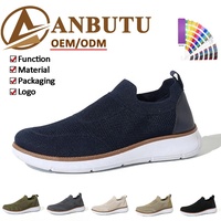 Zapatos informales de malla transpirable para hombre, suela suave, ligeros, de secado rápido, antiolor, antideslizantes, zapatos para caminar de verano