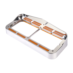 Chrome bezel của <span class=keywords><strong>Led</strong></span> Đèn Pha làm việc đèn và đèn tại chỗ cho xe tải, khung cho xe tải đèn pha - Product Image 3