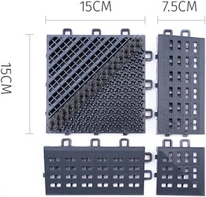 Anti-Rutsch-Staubs and entfernung Modularer EVA-PVC-Bodens chlamm weg Rutsch fester Außen boden Interlocking-Eingangs matte - Product Image 2