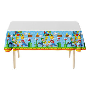 Bonitos Artículos de Mesa de Cumpleaños de Dibujos Animados de <span class=keywords><strong>Mario</strong></span>, Vajilla Desechable para Fiesta de Cumpleaños Infantil, Accesorios de Escena, Juguetes, Lindas Servilletas de Papel, Vasos y Platos - Product Image 6