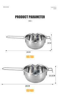 Beurre Fromage <span class=keywords><strong>Chocolat</strong></span> Fondre PotWax Fondre PotWax Fondre PotWaterproof Melt BowlBaking UtensilsHeat Cooker - Product Image 4