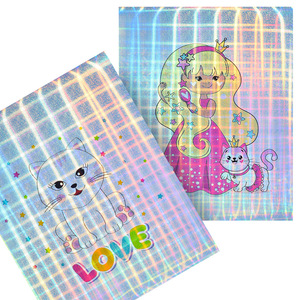 Nouveau design auto-adhésif A3 A4 taille holographique personnalisé baiser étiquette découpée feuilles imprimable vinyle autocollant papier étanche - Product Image 1