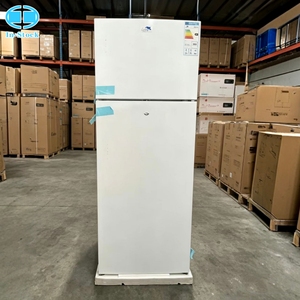 450L Double Door Top Freezer Stainless Steel Frost-Free Energy Saving <b>Refrigerator</b> for Household Hotel Commercial Use Total No F - Product Image 1