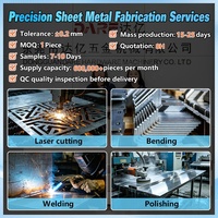 Fabrication sur mesure de pièces métalliques de précision, soudage d'acier, découpe laser, pliage CNC, service ODM OEM, fabricant