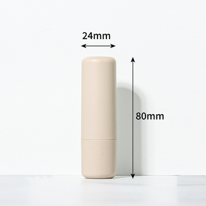 Tube de rouge à lèvres vide 3g personnalisé Tube de baume à lèvres de conteneur de rouge à lèvres de couleur beige pour l'emballage cosmétique <span class=keywords><strong>Keyo</strong></span> - Product Image 3
