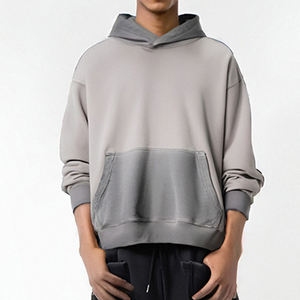 Wholesale 420 Grams French Terry Pullover Oversized Spring Customized Drop Shoulder Vintage Acid Wash 100% Cotton <b>Hoodie</b> for <b>Men</b> - Product Image 1