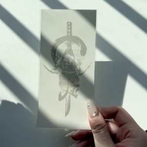 Custom Logo Semi Permanent Water Transfer <b>Tattoo</b> Stickers <b>Paper</b> Material 2 Weeks Face Body Art Designs - Product Image 4