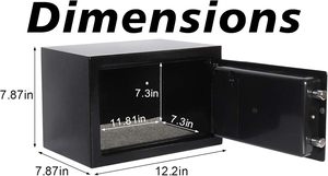 Caja Fuerte Digital Inteligente para Hoteles y Familias, Económica, con Asa y Cerradura con Llave - Product Image 5