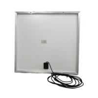 Panel Surya Silikon Monokristalin 72W DC18V 4A Basis Kaca Baterai LiFePO4 Pengontrol MPPT Pembangkit Listrik Tenaga Surya Portabel