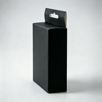 Boîte d'emballage suspendue pliable en carton, personnalisée en usine, écologique, avec pelliculage brillant et protection UV, pour l'électronique grand public