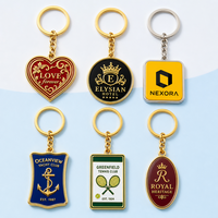 Gantungan Kunci OEM ODM Mewah Berbentuk Hati Enamel, Gantungan Kunci Logam Bunga Elegan, Pesona Tas Pribadi untuk Hadiah Suvenir