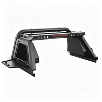 Barre de protection robuste pour pick-up avec boîte de rangement et éclairage LED, compatible avec Hilux Revo Ranger DMax Triton Tacoma F150 Ram 4x4, accessoire pour camion tout-terrain