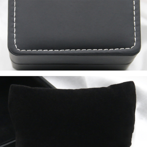 Bán buôn giá rẻ PU Da + nhựa hình chữ nhật xem bao bì hộp nhung lót Trọng lượng nhẹ Chất lượng hộp đồng hồ PU da - Product Image 6