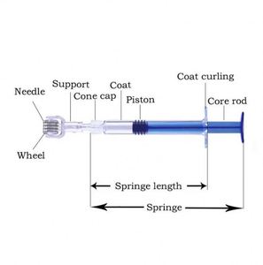 0.25/0.5/1mm kim loại Derma con lăn cho chống cellulite & Winkle loại bỏ massage mặt con lăn giảm béo Khung Sợi Tính năng vĩnh viễn - Product Image 4