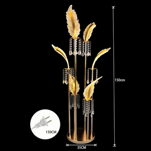 Rõ ràng Acrylic lông cưới centerpieces đèn đường dẫn trang trí cho Bridal Shower tiếp nhận trang trí nội thất - Product Image 4