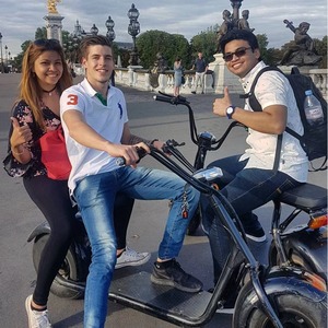 Gaea M1P 2000W 30AH Batterie E Chopper Scooter électrique 1500W Puissance 10 pouces Frein avant pliable Citycoco Adultes 70km Portée Par - Product Image 2