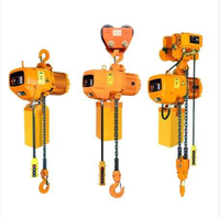 Palans électriques à chaîne avec crochets supérieur et inférieur pour la manutention des matériaux en usine, les opérations de levage et les charges lourdes