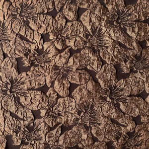 Telas tejidas de poliéster Floral Jacquard para hacer mujeres Patchwork Jacquard manga Floral A-line vestido ropa - Product Image 1