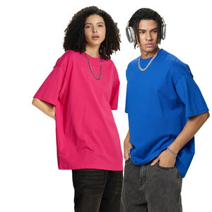 Camiseta de Alta Calidad 100% Algodón, Talla Grande, Personalizable con Logotipo por Transferencia de Calor, 230gsm, Cuello Redondo, Lisa, para Hombre - Product Image 2