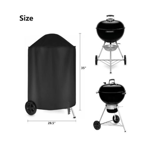 Housse de protection robuste et imperméable pour <span class=keywords><strong>barbecue</strong></span> <span class=keywords><strong>Weber</strong></span> à charbon de bois, type dôme, pour <span class=keywords><strong>barbecue</strong></span> rond à gaz extérieur - Product Image 2