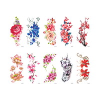 Autocollant de tatouage temporaire imperméable et non toxique, nouveaux designs
