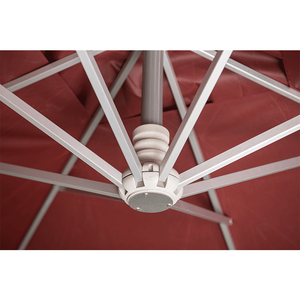 Sombrilla Cuadrada Moderna de PVC para Jardín de <span class=keywords><strong>3x3</strong></span>, Muebles Grandes para Exteriores con Luces de Parasol para Playa, Restaurante u Hotel - Product Image 4