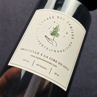 Étiquettes de bouteilles d'eau minérale durables et imperméables personnalisées, rouleau, usine directe, vinyle résistant aux UV, étiquette transparente pour boissons