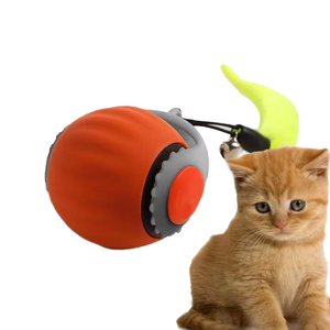 Bola penggoda kucing sensor cerdas mode Modern berputar otomatis desain tahan gigit anti-tabrakan mempercepat interaksi kucing untuk anjing - Product Image 1