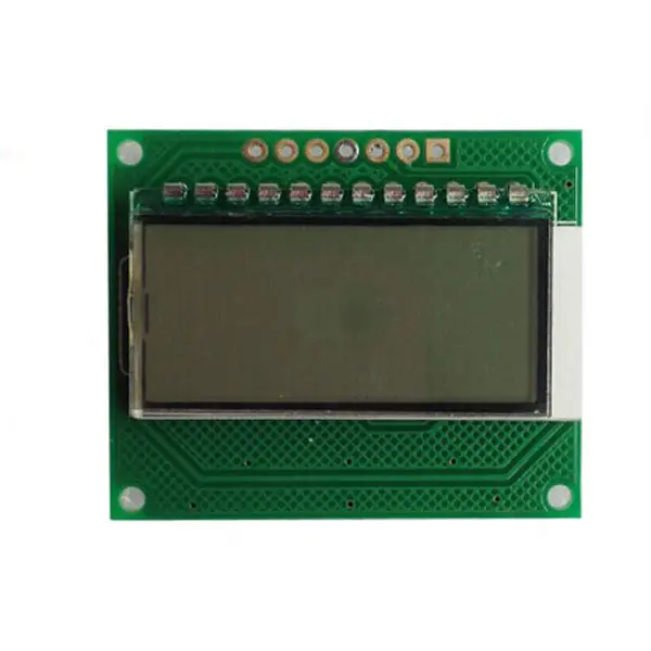 COB 7 segmentli LCD ekran mavi cam panel ve beyaz arka ışık