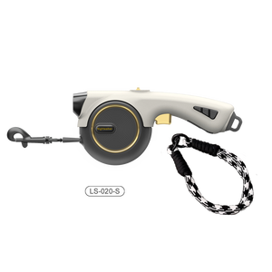 Nachtsichere, Einziehbare und Reflektierende Haustierleine aus Nylon 13 Fuß/4 <span class=keywords><strong>m</strong></span> mit Integrierter LED, Schnellstopp-Bremse und Freihand-Handgelenkschlaufe - Product Image 2