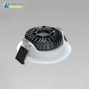 ขั้วต่ออลูมิเนียมมาตรฐาน EU แบบหมุนได้ 25 องศา 7W 10W COB ปรับค่าสีได้ 3CCT กันน้ำ IP44 ปรับความสว่างได้ สำหรับติดตั้งในครั<span class=keywords><strong>ว</strong></span> - Product Image 4
