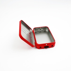 Boîte en fer blanc personnalisée avec logo imprimé OEM/ODM, écologique, de qualité alimentaire, résistante aux enfants, avec bouton, emballage en fer blanc recyclable, revêtement UV - Product Image 2
