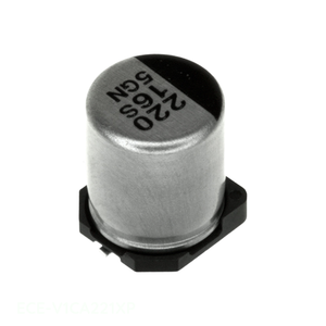 ตัวเก็บประจุแบบยึดติดพื้นผิว220 uF ตัวเก็บประจุแบบอลูมิเนียม220 uF 20% 16V SMD ECE-V1CA221XP เดิม - Product Image 1