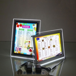 Indoor A3 A4 pubblicità <span class=keywords><strong>Light</strong></span> <span class=keywords><strong>Box</strong></span> foglio acrilico <span class=keywords><strong>Slim</strong></span> led panel <span class=keywords><strong>light</strong></span> potlight - Product Image 1
