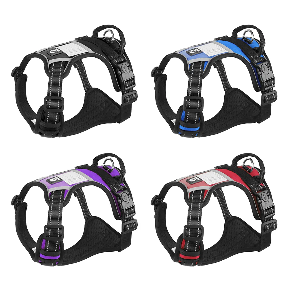 Pet Anti breakaway Harness Reflective Multifunctional Anti Lost Harness For Large Dog
