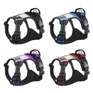 Pet Anti Breakaway Harness Reflective Multifunctional Anti Lost Harness For Large Dog