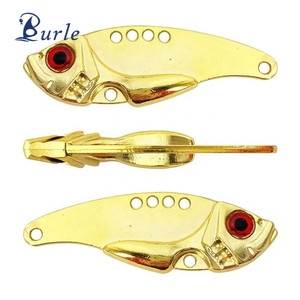 VIB çinko alaşım elektroliz Rattlesnake 3g-15g alt yem kiti sert yem jig cazibesi Crucian sazan PVC malzeme kancalar dahil - Product Image 1