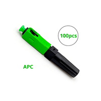 Uso repetido Modo único UNIKIT Tornillo Tipo cola Fibra óptica SC APC Conector rápido para cable de caída Conector rápido de fibra óptica