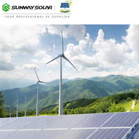 Offre Spéciale : Système Éolien Haute Efficacité 2.5kW-5kW, 220V-380V, Générateur Éolien Hybride Éolien-Solaire