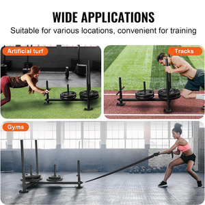 <span class=keywords><strong>Luge</strong></span> de fitness pour la musculation Force musculaire améliorée Puissance explosive Compatible 2 pouces Plaques de poids Divertissement sportif - Product Image 5
