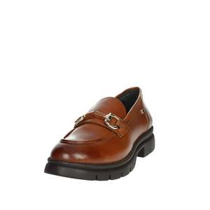 Mocassins plats en cuir pour femme Donna Serena 38 Marron - Product Image 6