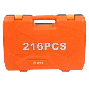 Juego de Llaves Combinadas Completas de Alta Calidad, 216 Piezas, Duraderas, Kit Completo para Reparación de Automóviles, HARDLAND TLS-056, Personalización OEM/ODM - Product Image 4