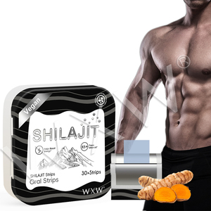 Extrait de Shilajit véritable Bandelettes orales Supplément minéral Acide fulvique Soutien immunitaire Amélioration de l'énergie Film oral Shilajit - Product Image 1