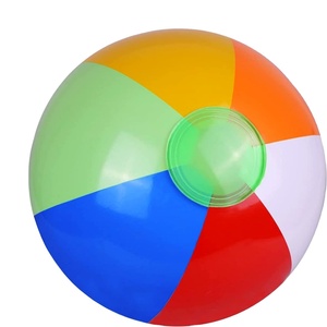 ลูกบอลชายหาดพีวีซีแบบคลาสสิก 6 สี ปรับแต่งได้ สำหรับห่วงยางว่ายน้ำ - Product Image 1