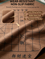 Tapis de jeu double face écologique insonorisant pour Mahjong et échecs chinois, résistant à l'usure, antidérapant, housse de bureau multi-usage
