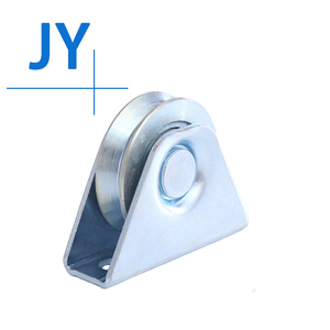Rouleau inférieur en acier galvanisé avec roulement simple Rouleau à roulettes pour portail coulissant avec rainure U/Y/V pour rail - Product Image 6