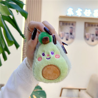 Nieuwe fruit- en groentepluche speelgoedtas accessoire pop sleutelhanger cartoon klauwautomaat cadeau creatieve rugzakhanger