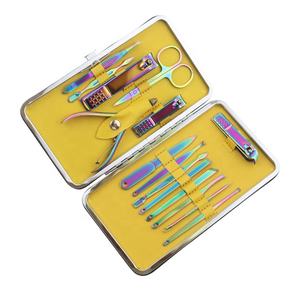 acero inoxidable uña Clipper con caso Personal manicura <span class=keywords><strong>y</strong></span> pedicura, <span class=keywords><strong>Kit</strong></span> de viaje de cuidado de belleza herramientas conjunto - Product Image 1
