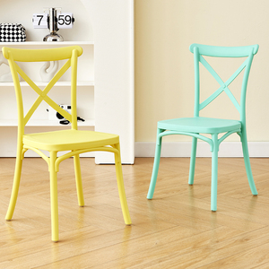 <span class=keywords><strong>Sedia</strong></span> Moderna <span class=keywords><strong>per</strong></span> Bambini in Plastica PP con Schienale Incrociato, <span class=keywords><strong>per</strong></span> Sala da Pranzo, Cucina, Scuola, Camera da Letto, Soggiorno, Parco, Esterni - Product Image 5
